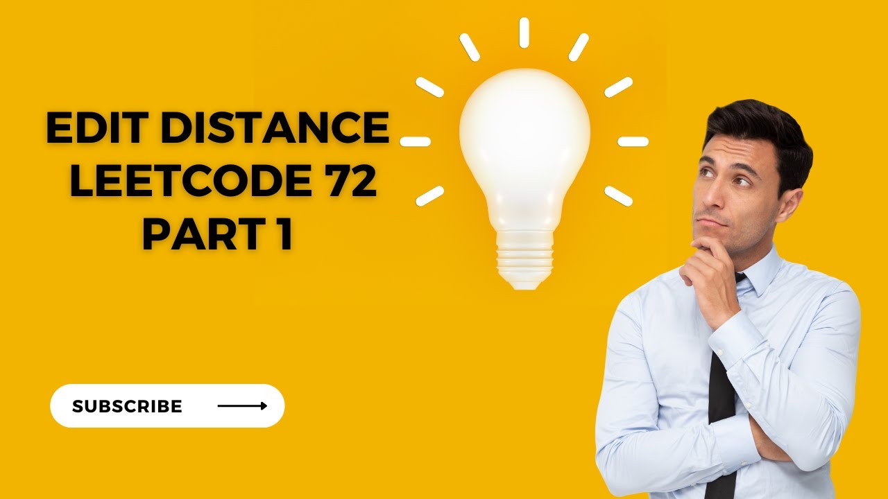 Edit Distance | Leetcode 72 | Part 1 | Hindi