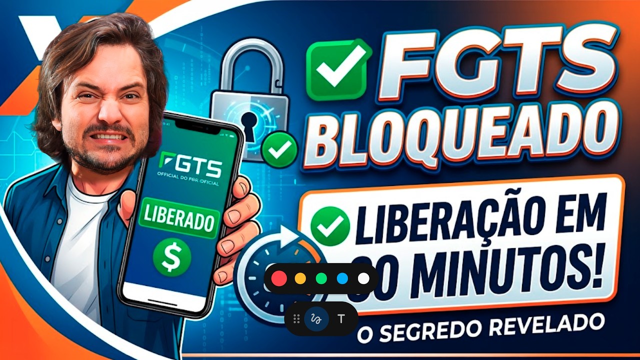 Como SACAR FGTS BLOQUEADO em 30 Minutos: Faça ISSO antes da nova lei!