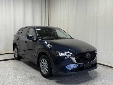 2025 Mazda CX-5 in Blue for sale at Park Mazda in Sherwood Park, AB