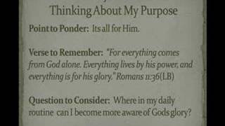 RE: The Purpose Driven Life By Rick Warren (Chapter 7)