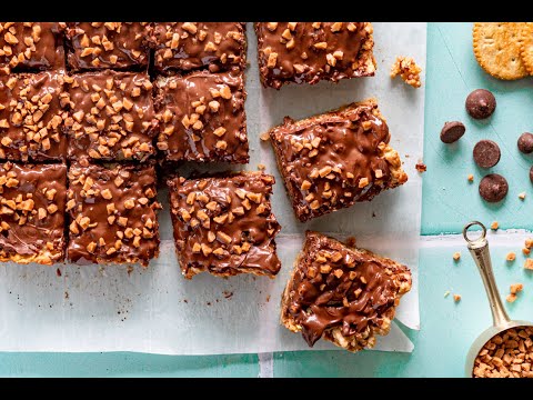 How to Make Easy 4 Ingredient Skor Ritz Bars