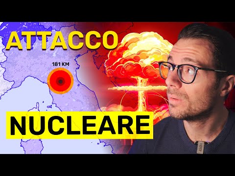 Gli effetti di una bomba atomica su una città italiana