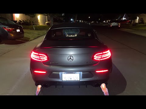Mercedes AMG C43 Revs w/ Performance Exhaust *Pops and Burbles*