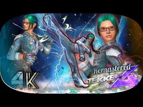 Julia ( Hwoarang T8 3p design & moves ) Tekken 4 Remastered UHD 4K 60 FPS 