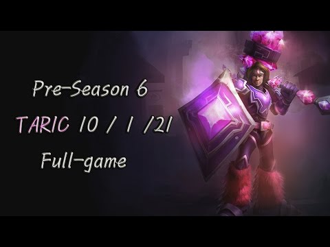 [lol] TARIC Support 10/1/21 full-game(pre-season6)