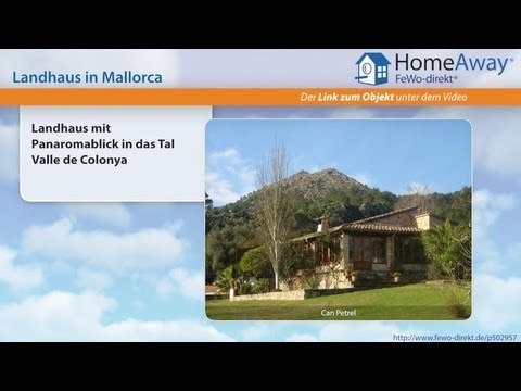 Pollenca/Pollensa: Landhaus mit Panaromablick in das Tal Valle de Colonya - FeWo-direkt.de Video