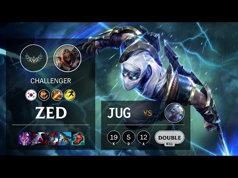 Zed Jungle vs Volibear - KR Challenger Patch 12.4