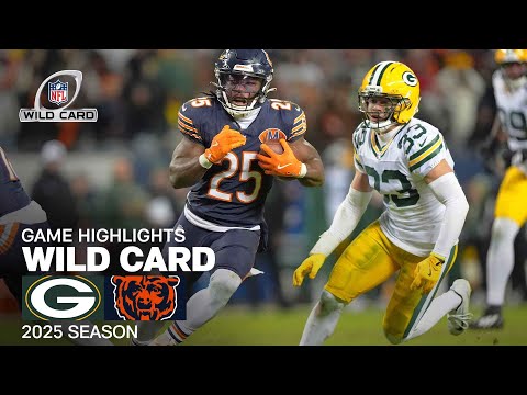 Green Bay Packers vs. Chicago Bears Game Highlights | NFL 2025 Season Wild Card