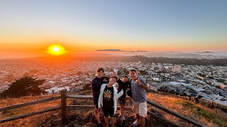 The Grandest View of a San Francisco #sunset | Grand View Park / Turtle Hill #8K #vr360