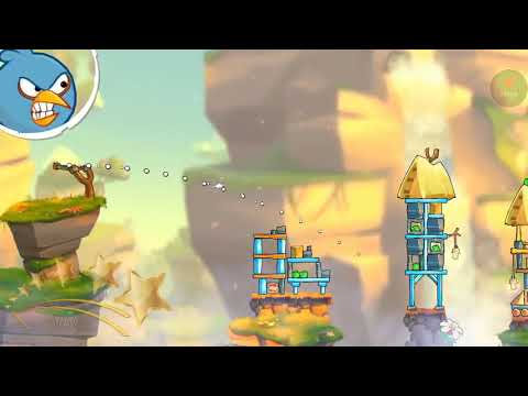 ANGRY BIRDS 2 - Cobalt Plateaus : Feathery Hills - Level 13