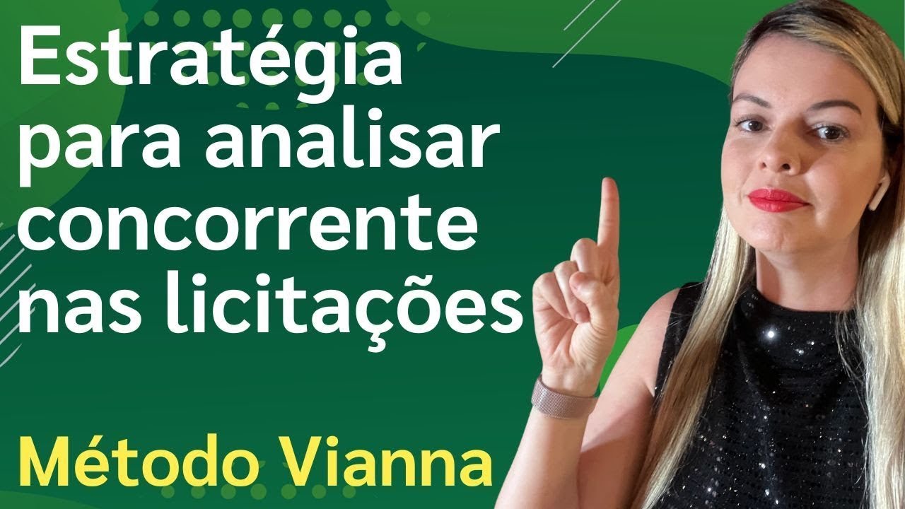 Strategy for analyzing competitors in tenders