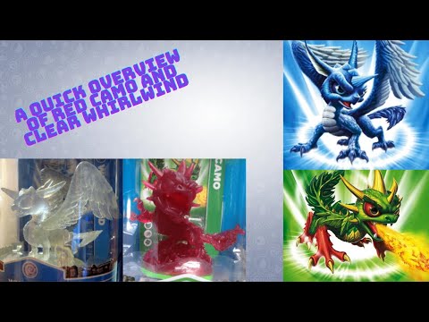 Skylanders: A Quick Overview of Clear Whirlwind & Red Camo. Episode 2