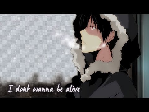 【Nightcore】→ 1-800-273-8255 ( Rock Cover ) || Lyrics