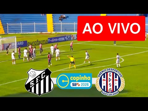 SANTOS X SÃO CARLENSE AO VIVO COM IMAGEM - COPA SÃO PAULO DE FUTEBOL JR 2026 - ASSISTA AGORA!