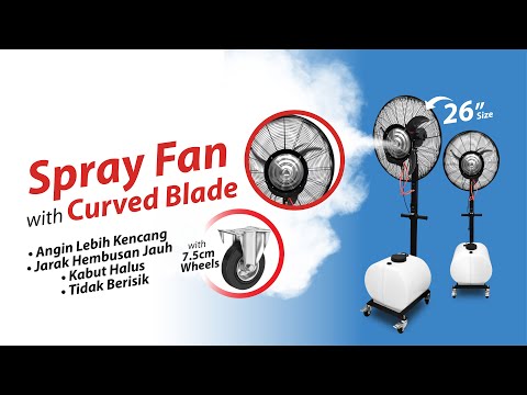 Spray Fan Misty Cool SPRAY-NCB-NO Series (Kipas Embun Kipas Kabut)