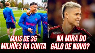 NOVA TRANSFERÊNCIA DE JOÃO GOMES PODE RENDER R$ 35 MILHÕES AO FLAMENGO | GALO QUER LUIZ ARAÚJO?