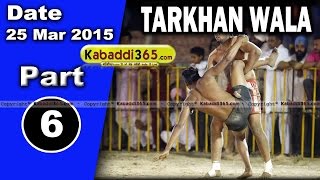 Tarkhan Wala (muktsar) Kabaddi Tournament 25 Mar 2015  Part 1 by Kabaddi365.com