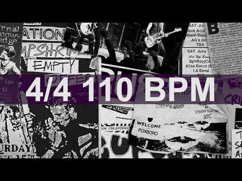 🔴 110 BPM Punk Drum Metronome