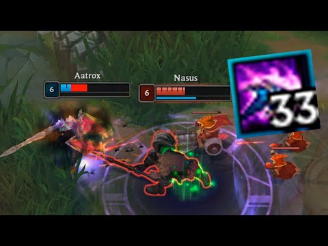 NASUS WITH 33 STACKS | NASUS vs AATROX