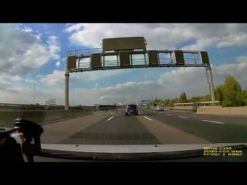 Highway bypass around Budapest - direction to Győr (M5 - M0 - M1) / M0 autóút Déli szektor