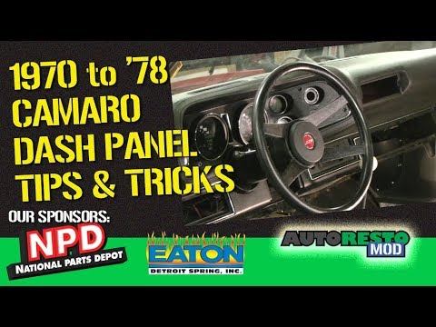 1970 Camaro National Parts Depot Dash Pad Install How To Episode 357 Autorestomod