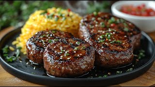 Saftige Rindfleisch-Plätzchen mit Honig-Soja-Glasur. Blitzrezept, das jeder liebt!
