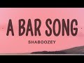 Shaboozey A Bar Song Tipsy