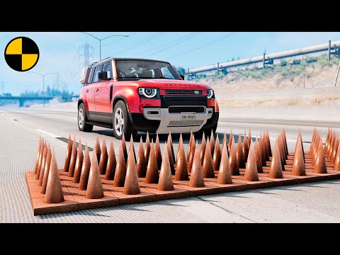 Cars vs Spikes Trap 😱 BeamNG.Drive