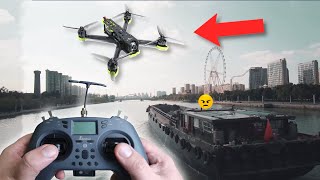 I CHASED a boat with my DRONE