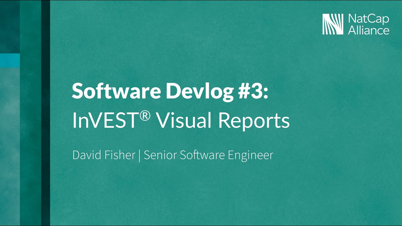 Software Development Vlog #3 | InVEST visual reports