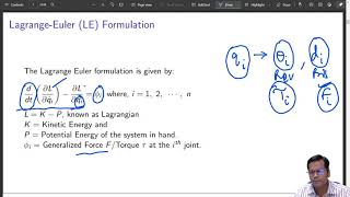 Dynamics of a Spring Mass and One Link System using Lagrange-Euler Approach
