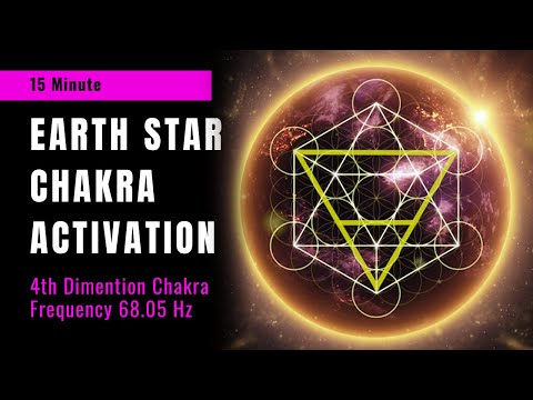 Earth Star Chakra Activation | 68.05 Hz Earth Star Chakra Meditation Music