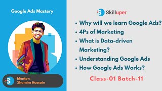 Class-01(Batch-11) 4Ps of Marketing - What is Data-driven Marketing - 