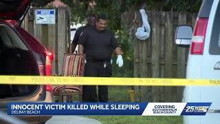 Stray bullet in Delray Beach kills man while he slept
