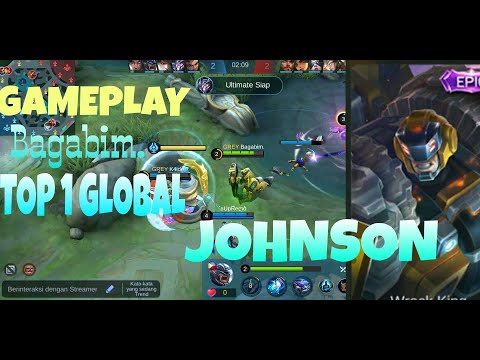 TOP 1 GLOBAL JOHNSON MOBILE LEGENDS GAMEPLAY