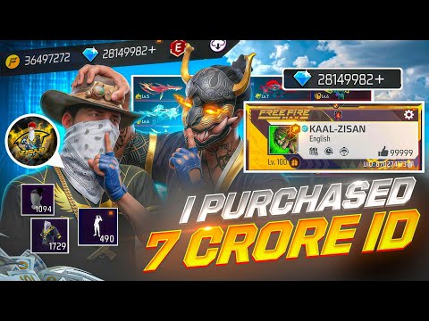 I Purchased the World's Rarest Free Fire ID Worth ₹7 CRORE 😱 – Garena Free Fire