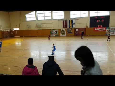 FFK Fariona Riga 0-1. U11 zenu Latvijas finals futbolla iekśtelpās Ludza 15.03.2019