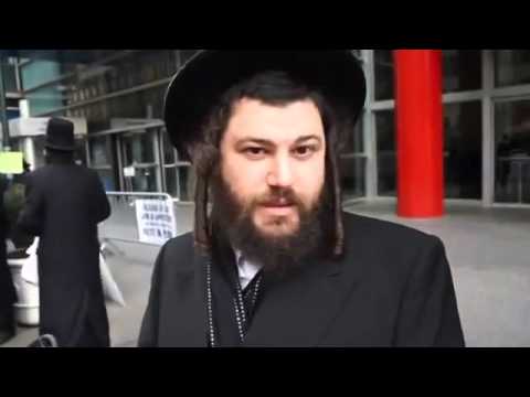 Satmar Protest At Swiss Consulate in Manhattan 5776