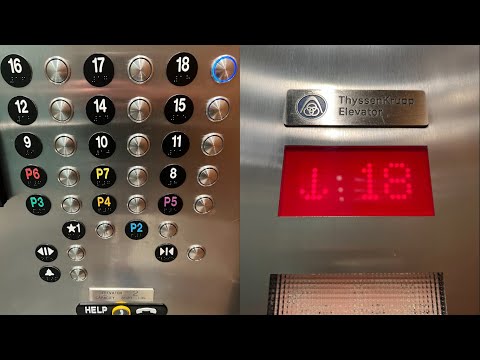 ThyssenKrupp Traction Elevators at the Bank of America Tower North Hills in Raleigh, NC