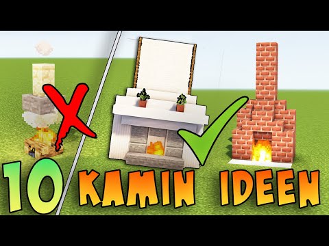 10 KAMIN IDEEN für ein MINECRAFT HAUS