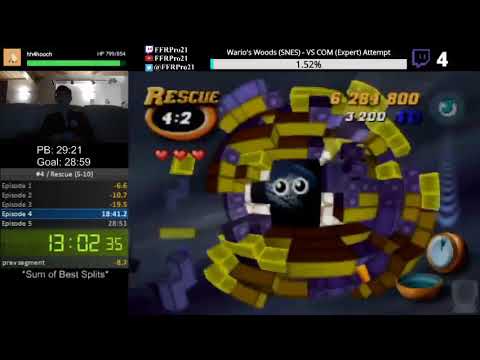 N64 - Tetrisphere - Rescue Speedrun (5-10) - 28:32