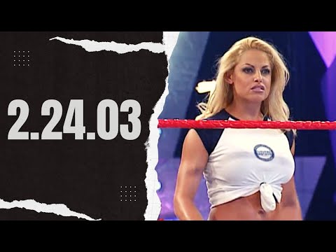 WWE Raw - 02.24.03 - Trish Stratus Attacks Jazz