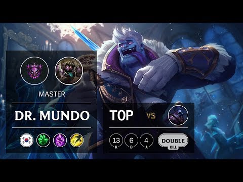 Dr. Mundo Top vs Jax - KR Master Patch 9.22