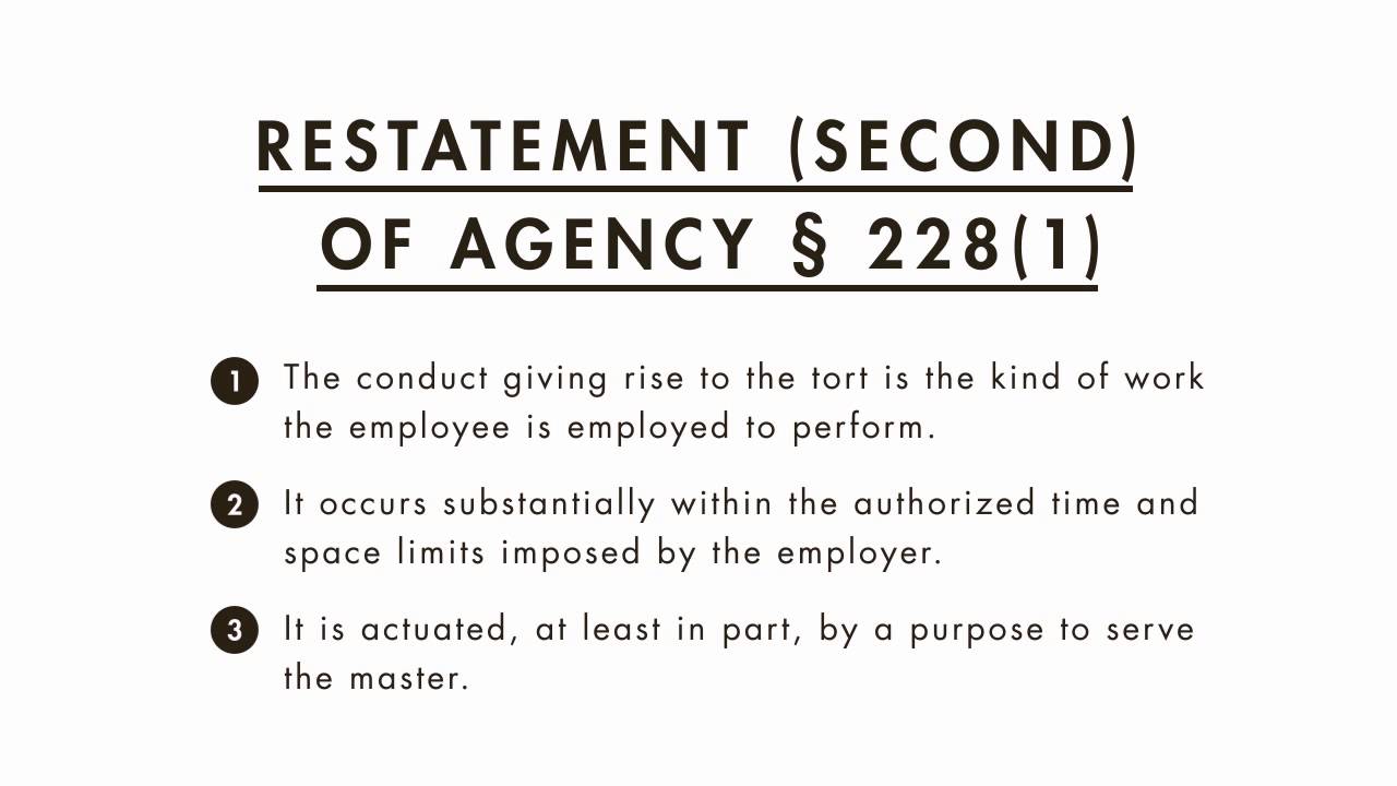 Tort Law tutorial: Vicarious Liability II | quimbee.com