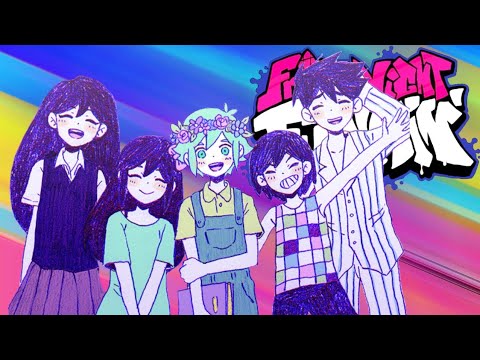 Friday Night Funkin Aubrey, Kel & Hero Vs Omori & Basil - Friend Battle Song [Bass Boosted]