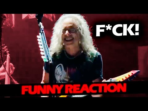 KIRK HAMMETT CAN'T STOP LAUGHING WHEN HE AND ROBERT TRUJILLO FORGET SONG LIVE (FUNNY) #METALLICA