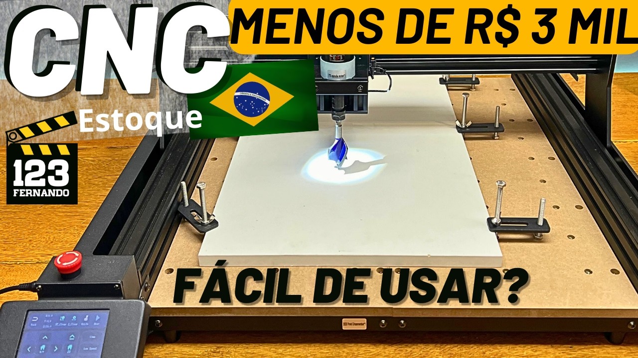 🎬 VALE A PENA? CNC ROUTER TTC450 TWO TREES ESTOQUE NO BRASIL E FRETE GRÁTIS