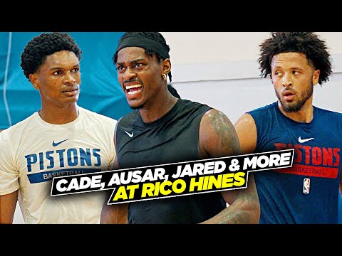 Cade Cunningham, Ausar Thompson, Russell Westbrook & Jared Vanderbilt GO AT IT At Rico Hines Runs!