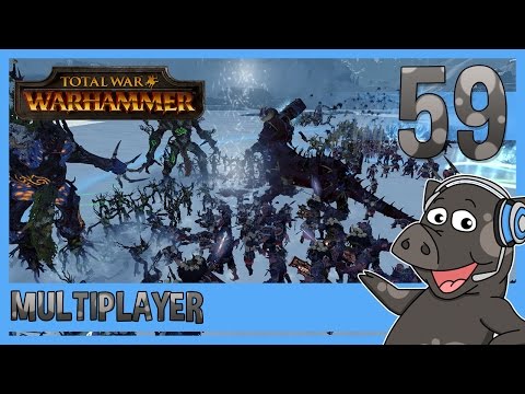 BATTLE OF GIANTS! - Total War: Warhammer - Online Quick Battle #59 - Wood Elves vs Chaos
