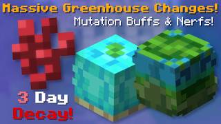 The Greenhouse just got some Massive Adjustments... (Hypixel Skyblock News)